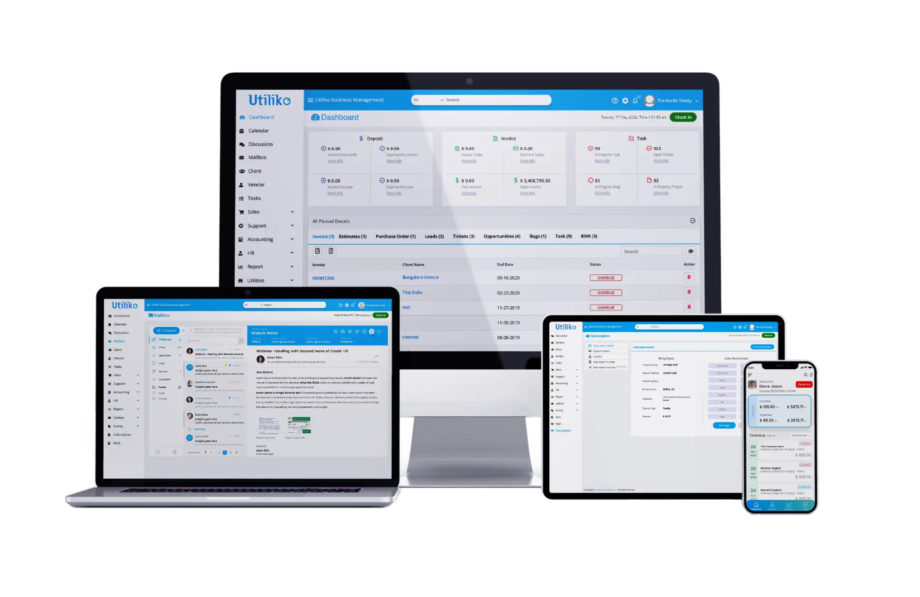Billing and finance snapshot